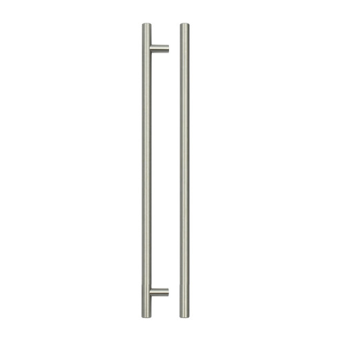 T Bar Cabinet handle 288mm CTC, 348mm Total length Brushed Nickel Finish