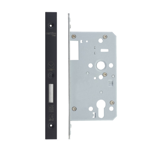2 Piece - DIN euro deadlock - backset 60mm - Single throw
