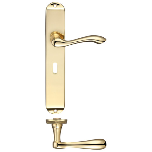 Arundel Lever Lock (57mm c/c) Furniture - Long Plate