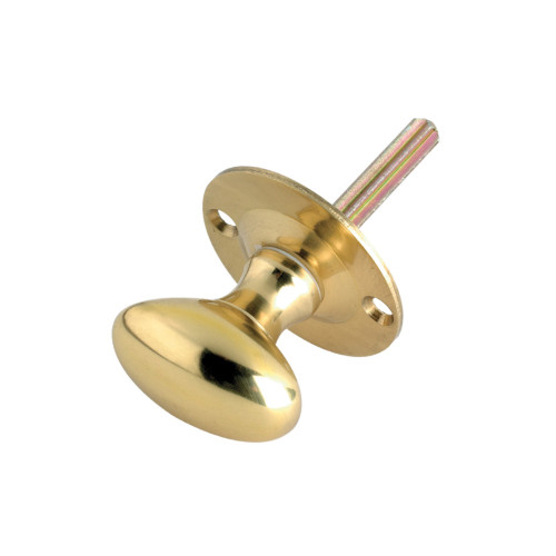 Oval Thumb Turn - Rack Bolt 38mm Rose dia.