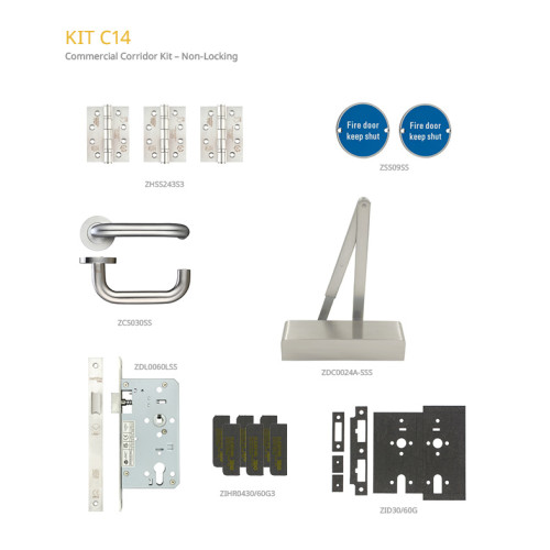 Commercial fire door pack C14