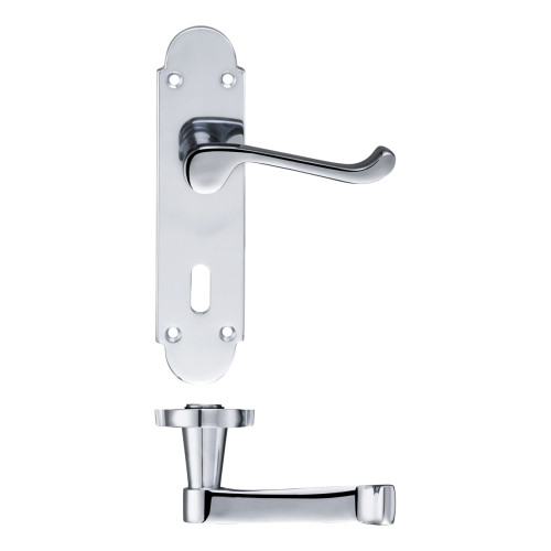 Project Oxford lever on lock backplate - 168mm x 42mm
