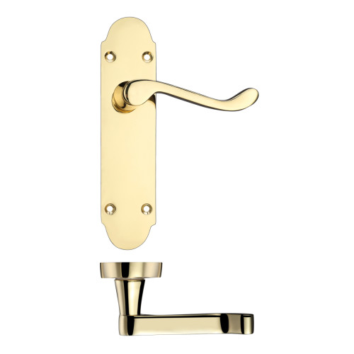 Project Oxford Lever on Latch Backplate - 168mm x 42mm