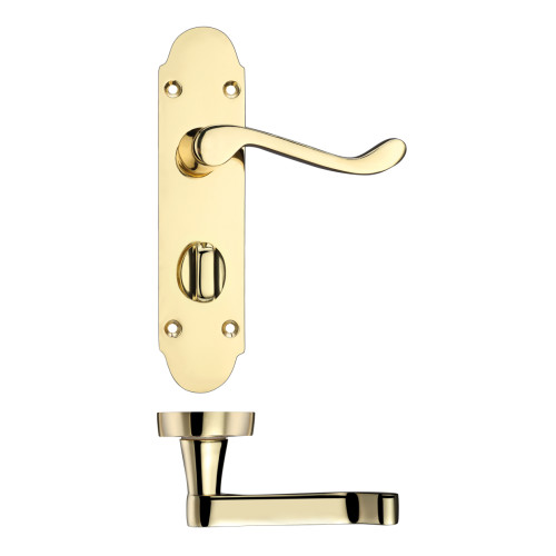 Project Oxford Lever on Bathroom Backplate - 168mm x 42mm