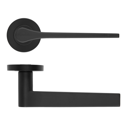 Zoo Hardware Gio Lever On Round Rose