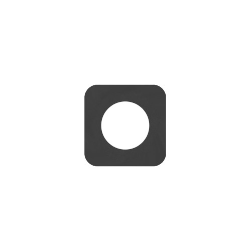 Squircle Lever Rose Pack- Powder Coated Black