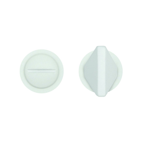 Zoo Hardware Turn and Release Mini Rose - Powder Coat White