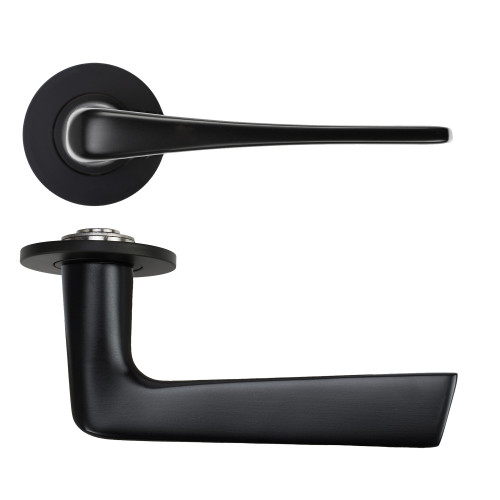 Como Lever on 4mm Round Slim Sprung Rose