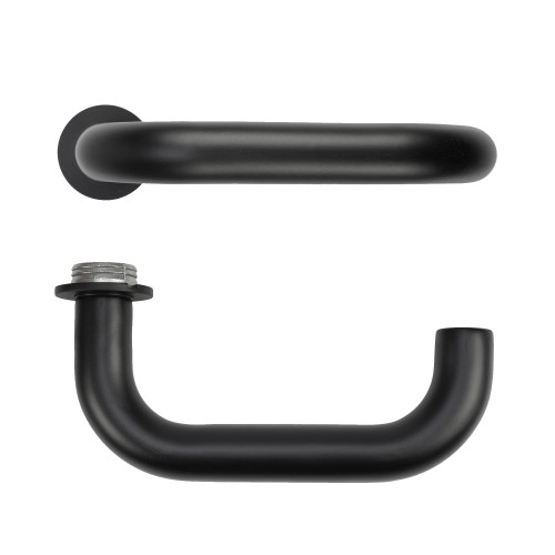 Zoo Hardware Maggiore Lever on Round Mini Rose