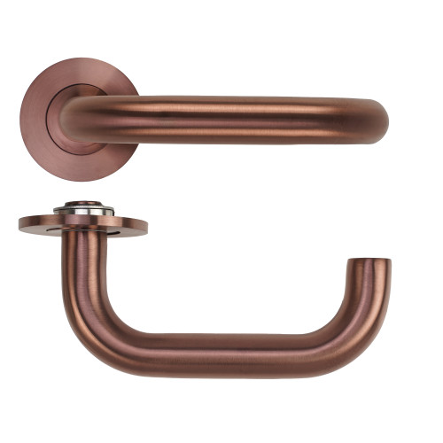 Zoo Hardware Maggiore Lever on Slim Rose - PVD Bronze