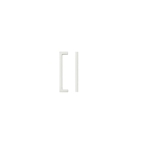 Square Block Cabinet handle 128mm CTC Brushed Nickel Finish