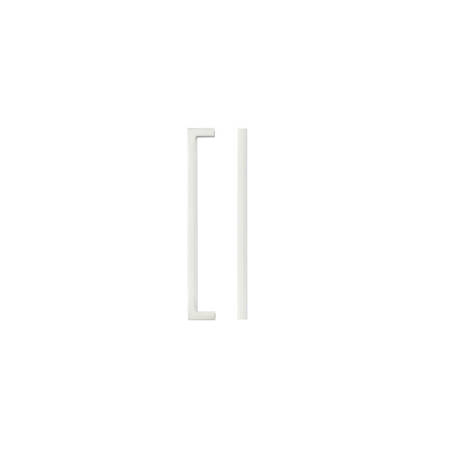 Square Block Cabinet handle 192mm CTC Brushed Nickel Finish