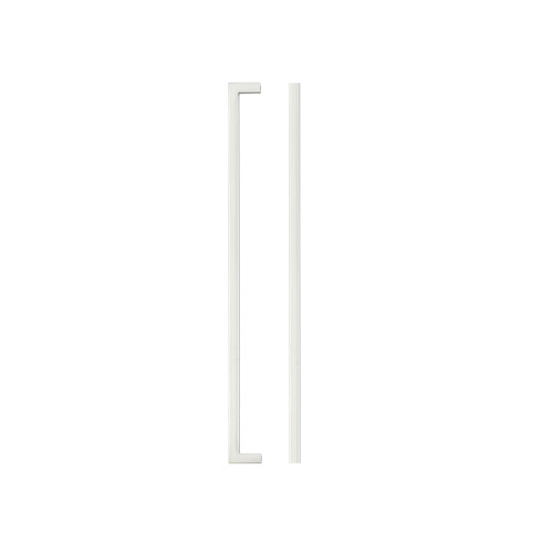 Square Block Cabinet handle 320mm CTC Brushed Nickel Finish