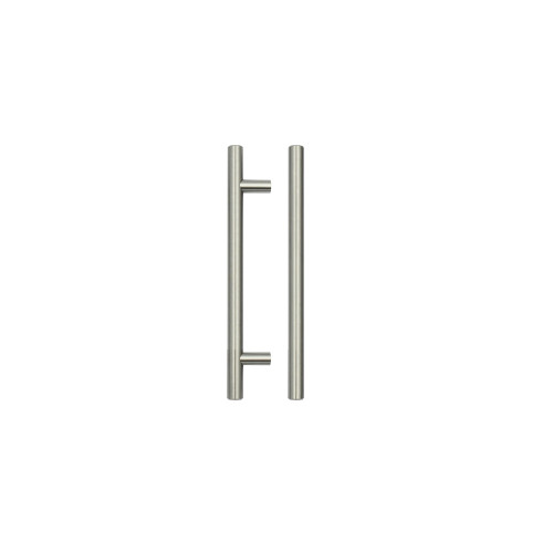 T Bar Cabinet handle 128mm CTC, 188mm Total length Brushed Nickel Finish