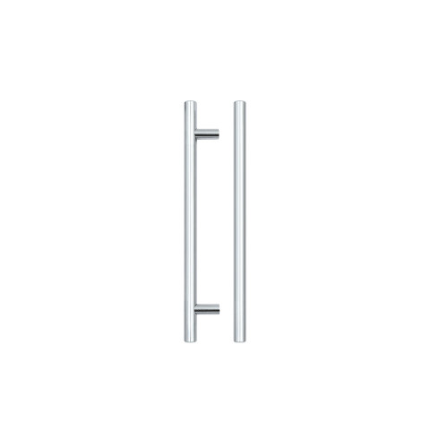 T Bar Cabinet handle 160mm CTC, 220mm Total length Polished Chrome Finish