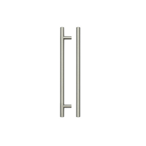 T Bar Cabinet handle 192mm CTC, 252mm Total length Brushed Nickel Finish