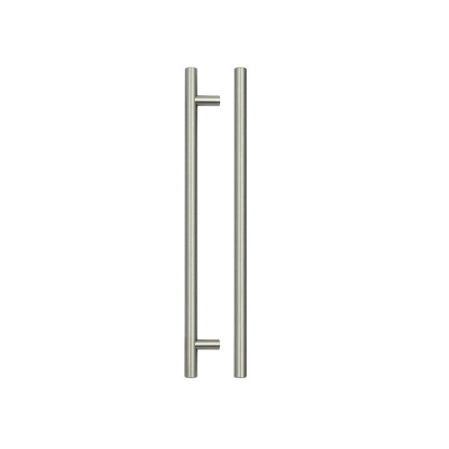 T Bar Cabinet handle 224mm CTC, 284mm Total length Brushed Nickel Finish