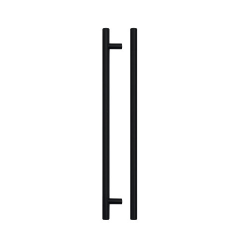T Bar Cabinet handle 256mm CTC, 316mm Total length Matt Black Finish