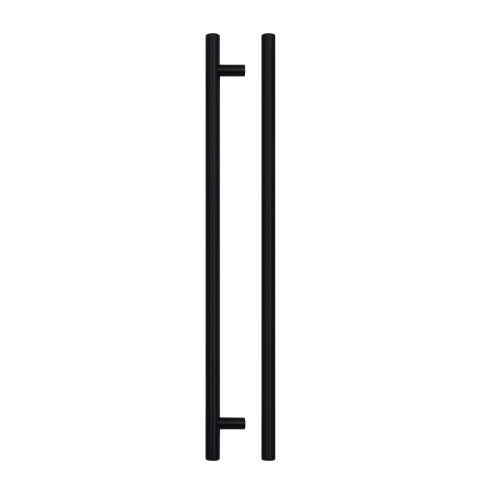 T Bar Cabinet handle 288mm CTC, 348mm Total length Matt Black Finish