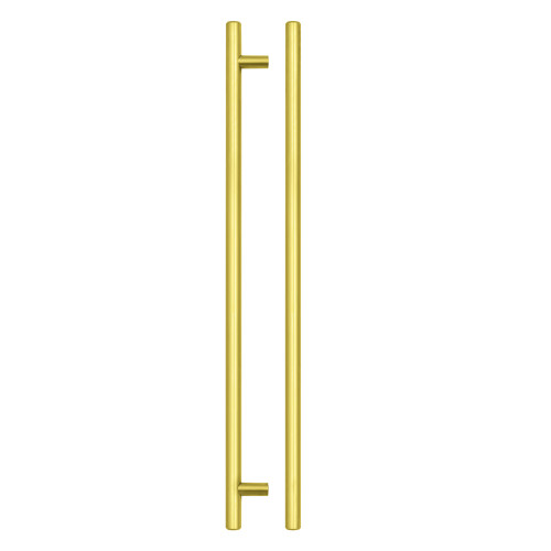 T Bar Cabinet handle 320mm CTC, 380mm Total length Brushed Gold Finish