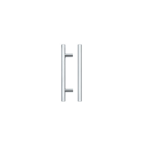 T Bar Cabinet handle 96mm CTC, 156mm Total length Polished Chrome Finish