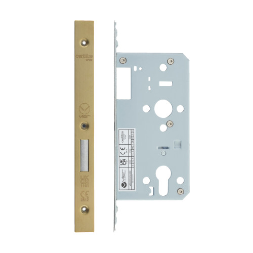 2 Piece - DIN euro deadlock - backset 55mm