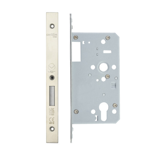 2 Piece - DIN euro deadlock - backset 60mm - Single throw