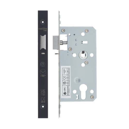2 Piece - DIN night latch - 72mm c/c - backset 55mm