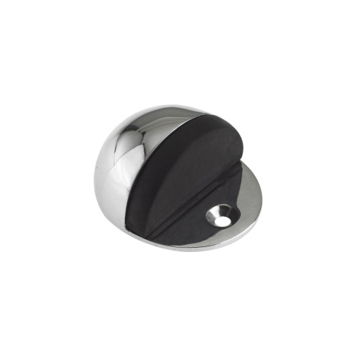 Door Stop - Oval Floor Mounted - 48mm dia - Face Fix