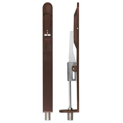Lever Action Flush Bolt - Radius 20 x 200mm - PVD Etna Bronze
