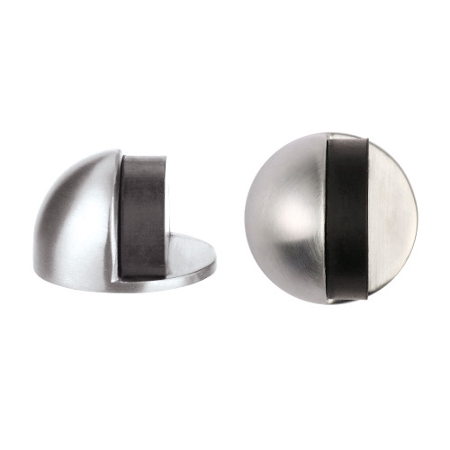 Door stop - floor mounted - oval - 45mm