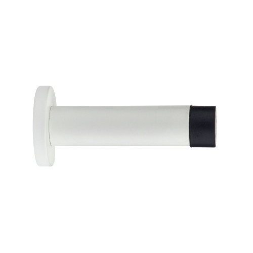 Zoo Hardware Cylinder Door Stop In Powder Coat White