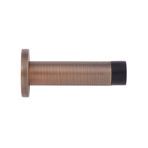 Zoo Hardware Cylinder Door Stop In Antique Brass