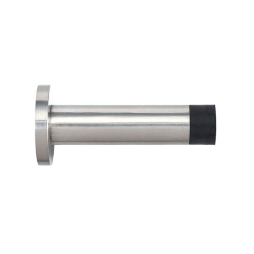 Zoo Hardware Cylinder Door Stop In Satin Stainless
