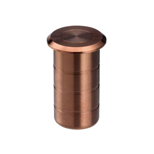 Dust socket for flush bolt-concrete 20x38mm - Satin Bronze Finish