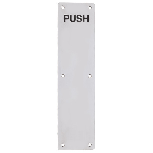 Finger Plate - Push (Radius) 75mm x 350mm