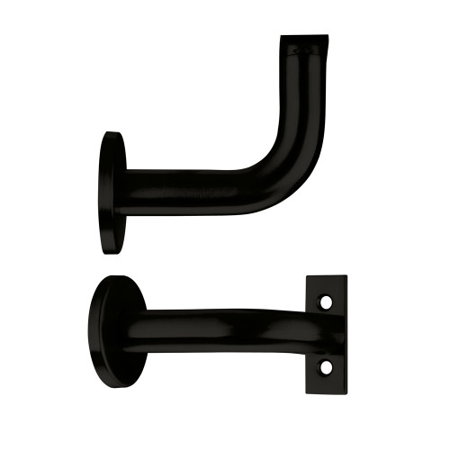 Handrail Bracket - Powder Coated Matt Black
