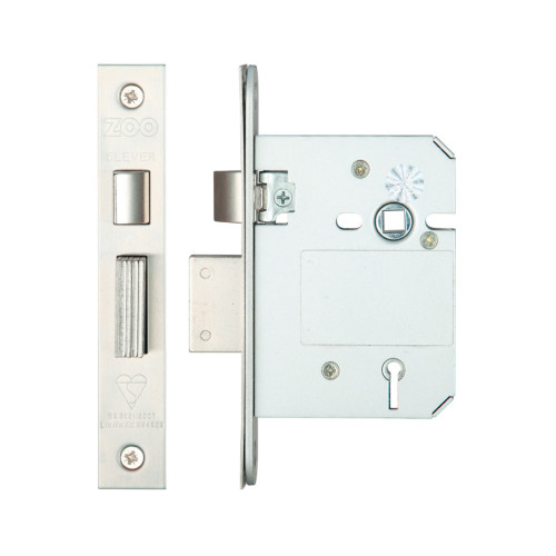 British Standard 5 Lever Sashlock - 76mm - Keyed Alike