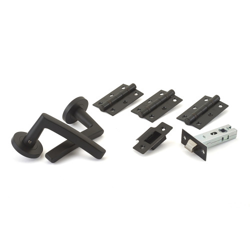 ZOO Complete Door Latch Pack - Santiago - Matt Black