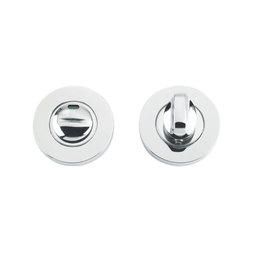 Turn and Release complete with escutcheon c/w Indicator and 5mm spindle - 52mm Rose - Grade 304