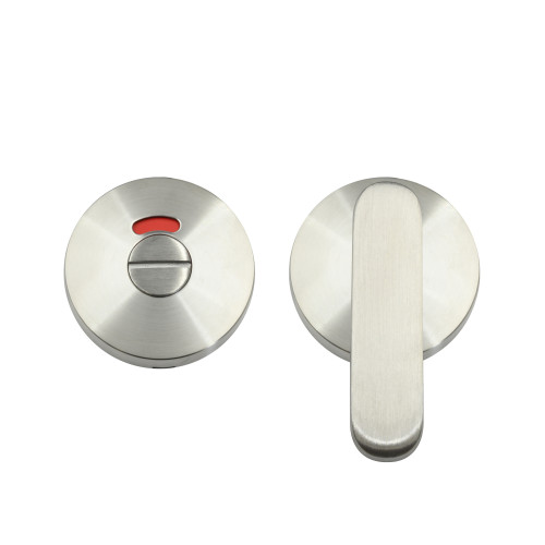 Accessible Peanut Turn & Release with Indicator complete with Escutcheons & 5mm Spindle - Grade 304 - SSS