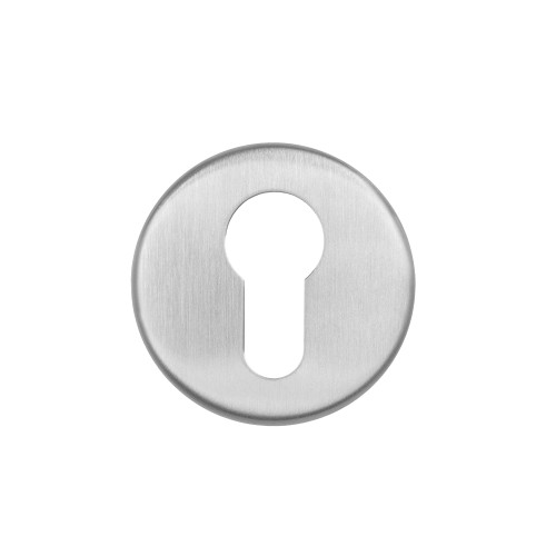 Euro Profile Escutcheon - 53mm x 6mm - Grade 201 - Satin Stainless Steel