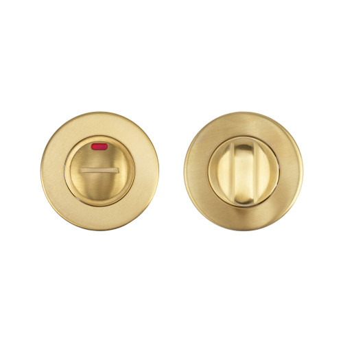 Turn and Release with Indicator complete with escutcheon and 5mm spindle - 52mm Rose - Grade 201