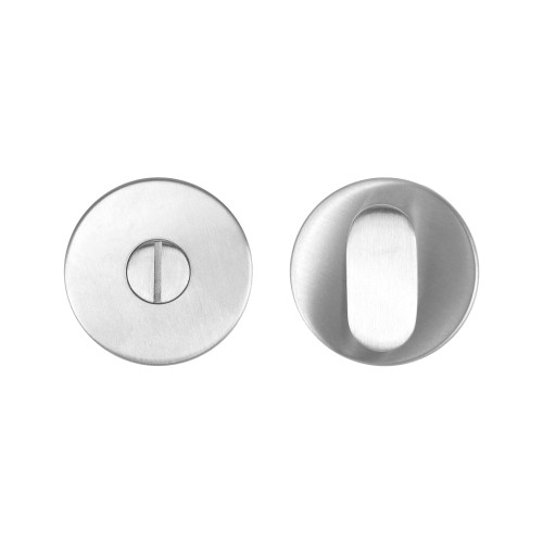 Peanut Turn and Release complete with escutcheons & 5mm Spindle - 53mm x 6mm - Grade 201