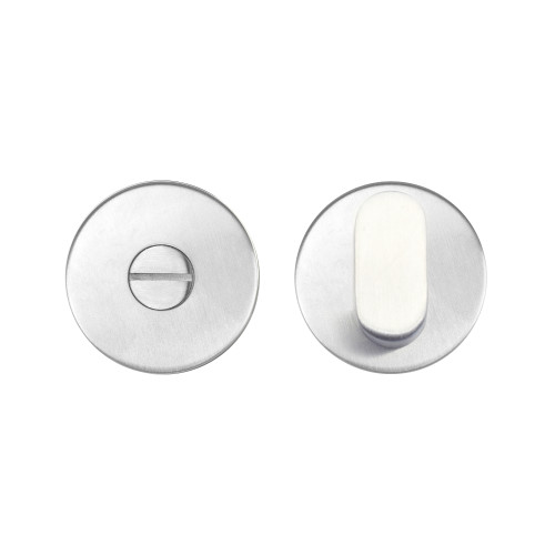 Peanut Turn and Release complete with escutcheons & 5mm Spindle - Grade 201