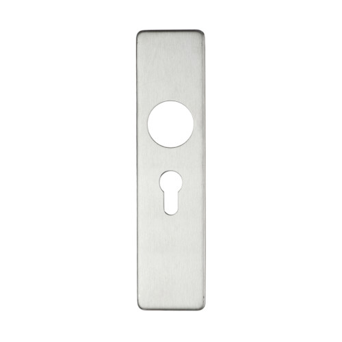 Cover plate for 19 mm RTD Lever on Short Backplate - Euro Profile 47.5mm - 45mm x180mm