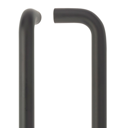 19mm X 300mm Bolt Fix Pull Handle - Rosso - Powder Coated Matt Black