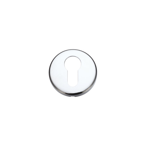 Zoo Hardware Stanza Euro Profile Escutcheon - Polished Chrome
