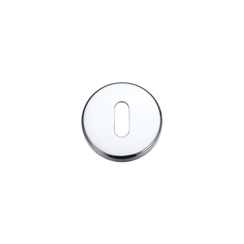 Zoo Hardware Stanza Standard Profile Escutcheon - Polished Chrome