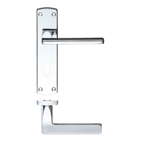 Leon Lever Lock (57mm c/c) On Backplate 170mm x 40mm